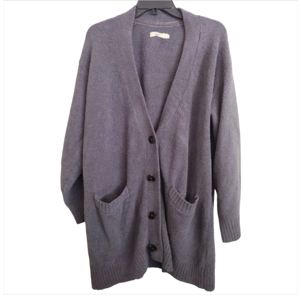 Ugg Australia Jocelyn Soft Cozy Grey Cardigan Sweater Size Medium